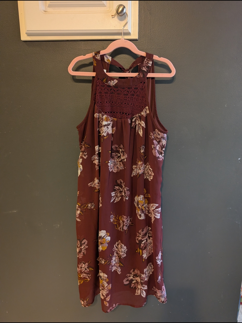 Sleeveless Floral Dress